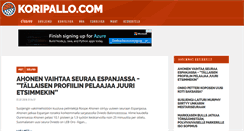 Desktop Screenshot of koripallo.com